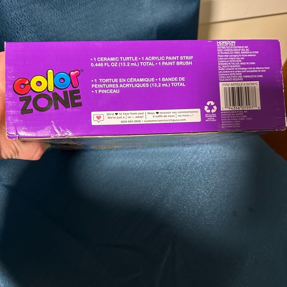 COLOR ZONE paint my own turtle - Picture 4 of 4